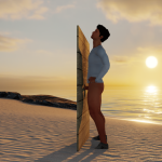 Single glory hole position