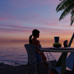 A new twilight sky in 3DXChat 2.7