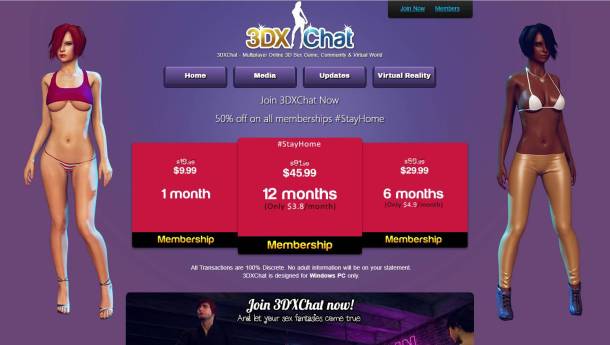 3DXChat Coronavirus Lockdown Discount