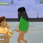 Fat ugly girl gets covered in cum