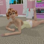 Mandy chilling talking to Mr. Jenkins