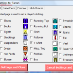 Sex Party clothing options